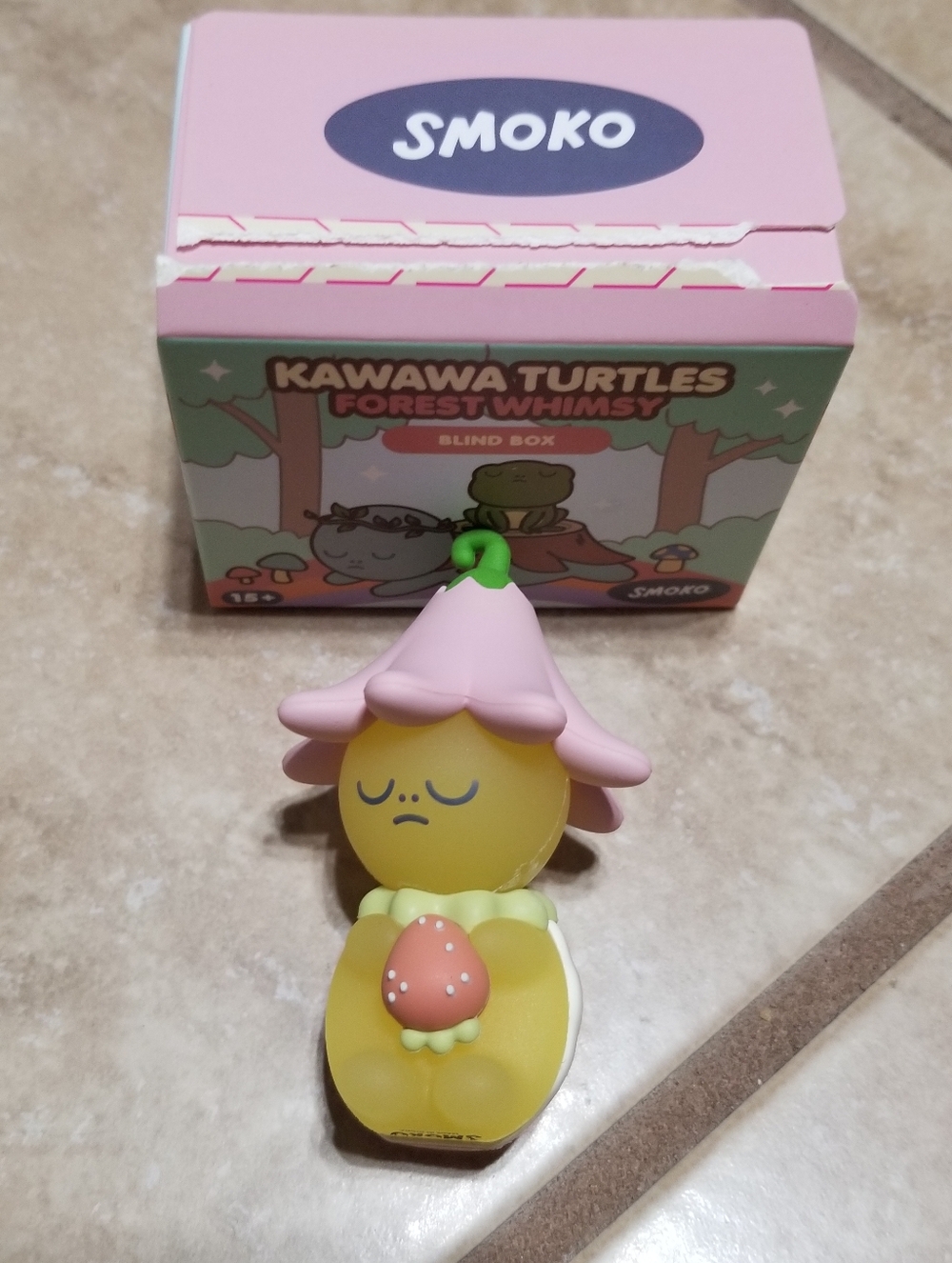 Smoko x Kawawa Turtles Forest Whimsy Blind Box: Berry Bloom Figure